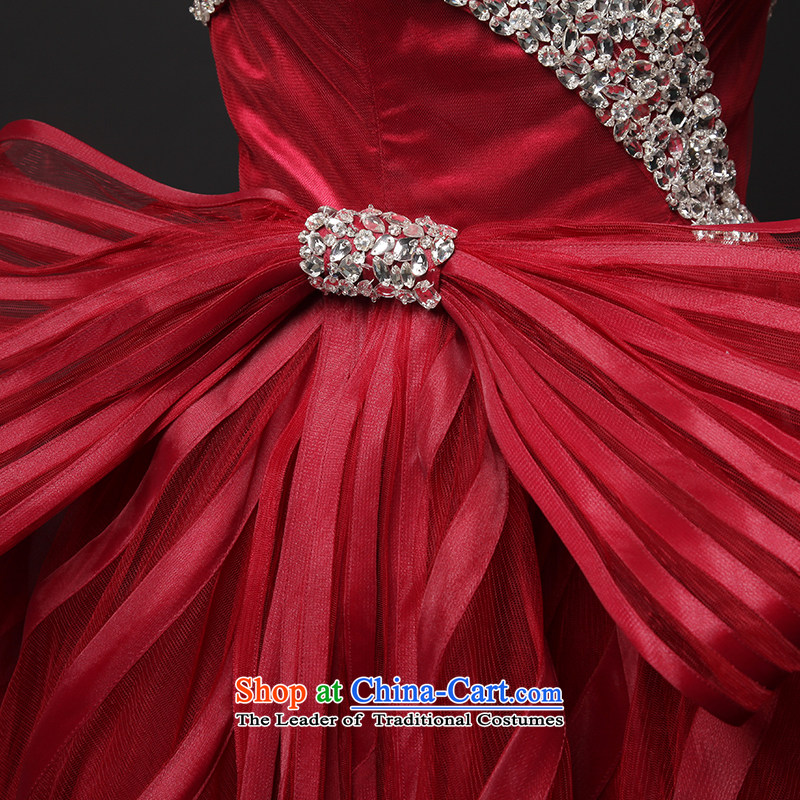 The Butterfly Dream is 2015 new wedding dresses colorful fabric services will preside over a bow tie with chest tail deep red 2 code, HOC , , , shopping on the Internet