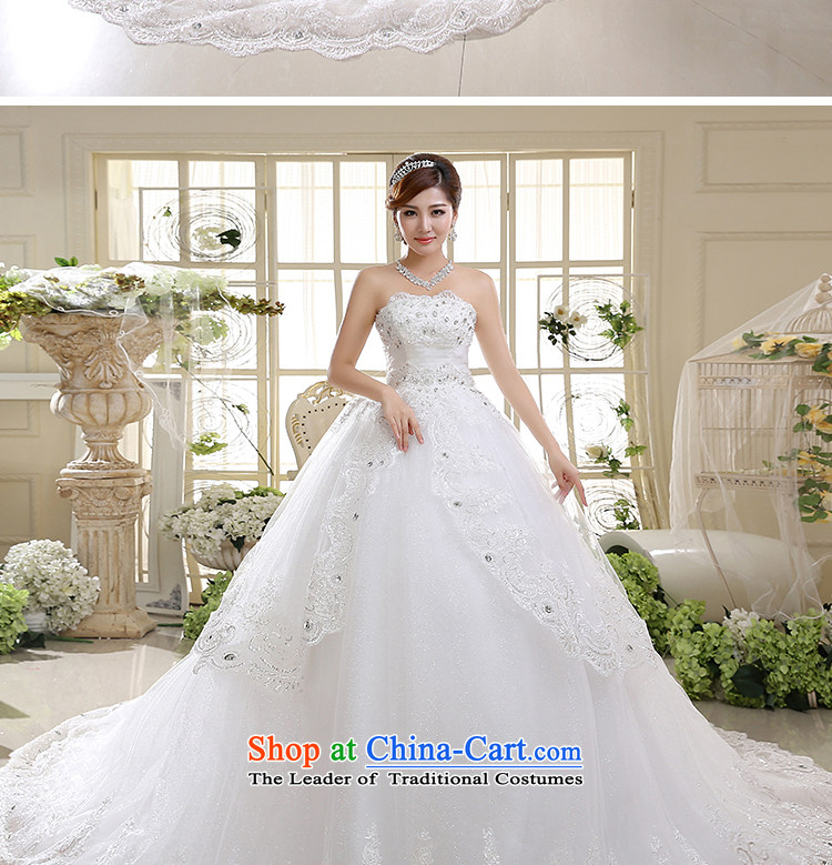 The first white into about high waist wedding Korean anointed chest tail bon bon skirt bride deluxe body wedding dresses 2015 Spring New White M picture, prices, brand platters! The elections are supplied in the national character of distribution, so action, buy now enjoy more preferential! As soon as possible.