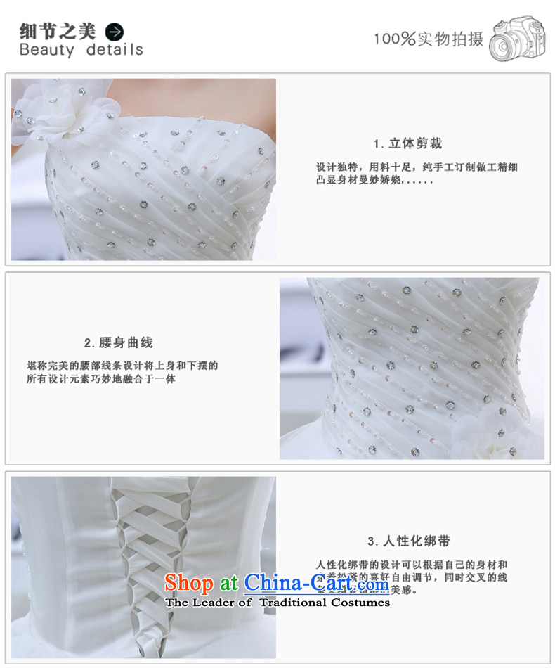 Wedding dress 2015 Spring Summer stylish shoulder flowers to align the diamond wedding code thick mm thin female white XL video picture, prices, brand platters! The elections are supplied in the national character of distribution, so action, buy now enjoy more preferential! As soon as possible.