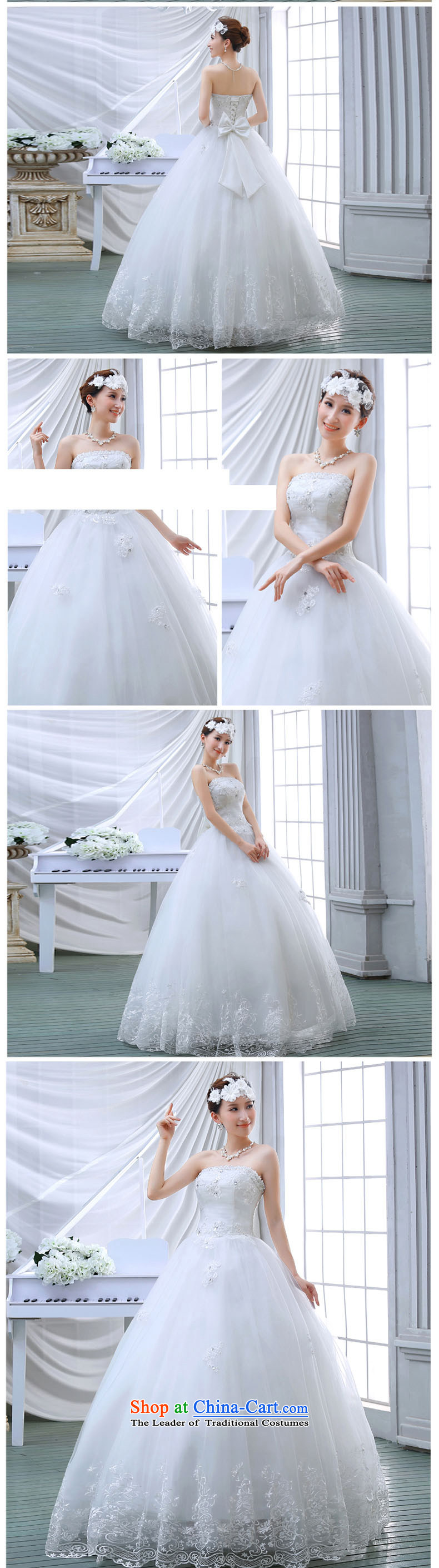 Wedding dresses spring 2015 the new Korean brides to align the princess lace bon bon light drill video thin wiping the chest wedding White M pictures, prices, brand platters! The elections are supplied in the national character of distribution, so action, buy now enjoy more preferential! As soon as possible.