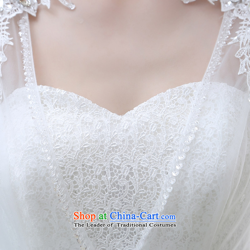 Show Show wedding dresses 2014 new stylish Korean winter two kits package and small white dresses dress presided over to tone, XL, dayinni) , , , shopping on the Internet