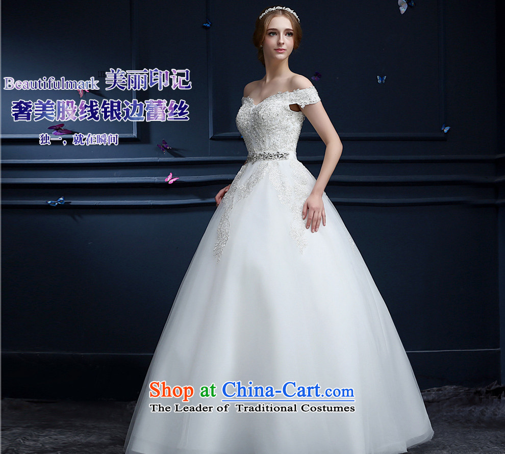 (Heung-lun's wedding dresses as the spring and summer of 2015, the new Korean Layout Align to customize your shoulders The Princess Bride slotted shoulder wedding video thin white XL code picture, prices, brand platters! The elections are supplied in the national character of distribution, so action, buy now enjoy more preferential! As soon as possible.