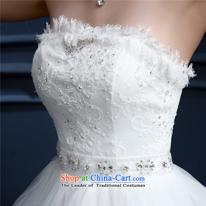 (Aaron's health-new bride in spring and summer 2015 wedding dresses palace retro lace wedding sexy anointed chest to wedding code graphics thin white S, incense, Sau San's shopping on the Internet has been pressed.