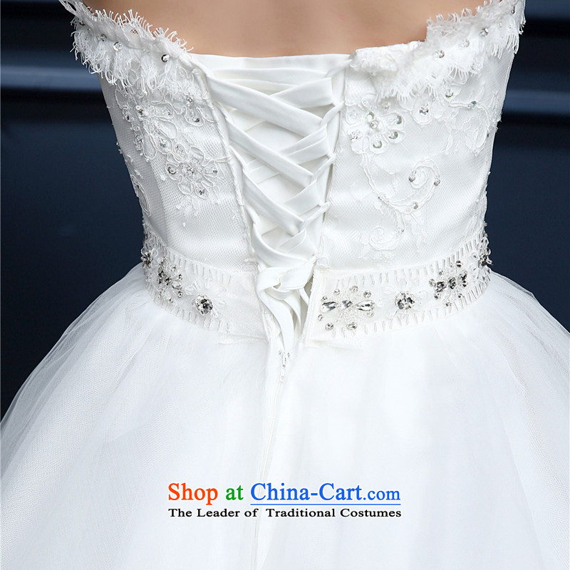 (Aaron's health-new bride in spring and summer 2015 wedding dresses palace retro lace wedding sexy anointed chest to wedding code graphics thin white S, incense, Sau San's shopping on the Internet has been pressed.