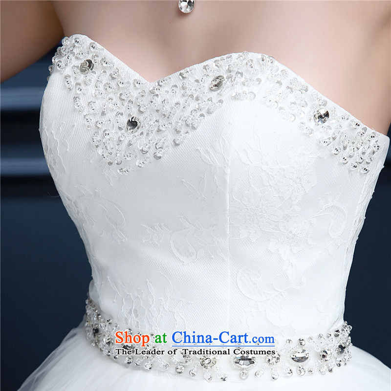 (Heung-lun's Health 2015 summer to align the new wedding continental and chest straps for larger women married to the Princess Bride skirt bon bon dress wiping the Chest White M Heung-chou's shopping on the Internet has been pressed.