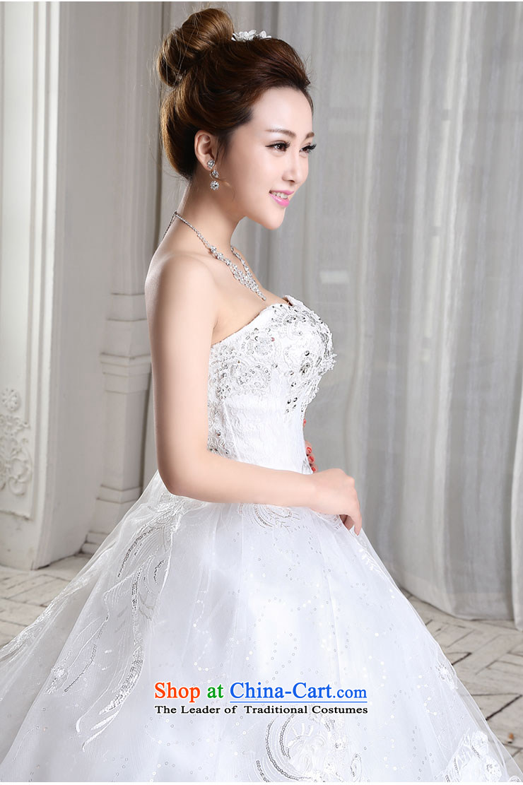 Millennium bride 2015 spring/summer when the new Korean anointed chest Sau San video diamond thin stylish lace long tail wedding H2001 tail) XL Photo, prices, brand platters! The elections are supplied in the national character of distribution, so action, buy now enjoy more preferential! As soon as possible.