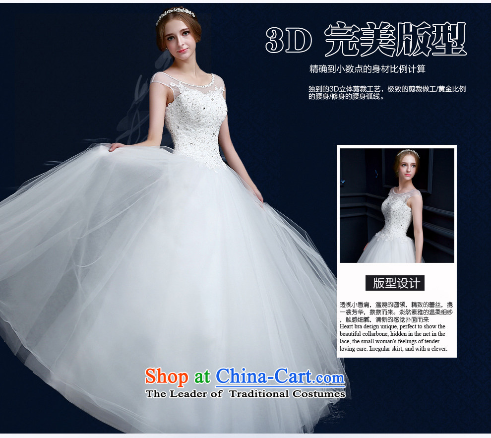 (Heung-lun's health bride wedding dresses Summer 2015 new Korean minimalist shoulders to align graphics thin wedding dress to marry field shoulder wedding custom White XXL picture, prices, brand platters! The elections are supplied in the national character of distribution, so action, buy now enjoy more preferential! As soon as possible.