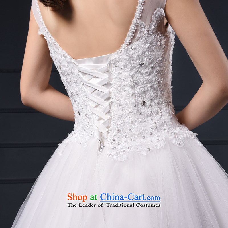 (Heung-lun's health bride wedding dresses Summer 2015 new Korean minimalist shoulders to align graphics thin wedding dress to marry field shoulder wedding custom white XXL, Heung-chou's shopping on the Internet has been pressed.