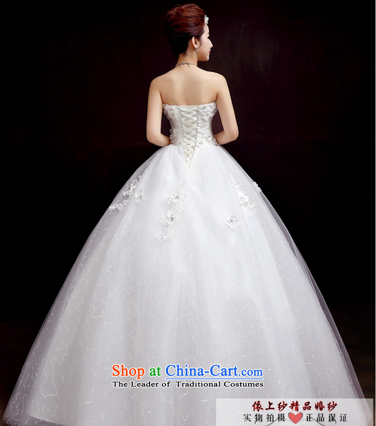 Yong-yeon and wedding dresses new stylish 2015 Korean marriages white Sau San with chest align code in spring and summer as the size of the White not returning the picture, prices, brand platters! The elections are supplied in the national character of distribution, so action, buy now enjoy more preferential! As soon as possible.