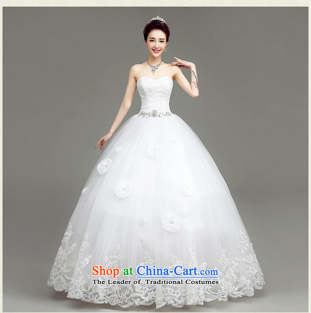 In accordance with the Netherlands varies with the wedding dress in spring and summer 2015 new white strap and chest wedding Korean to align the simple graphics thin marriages wedding anointed chest land prices, pictures, XXL brand platters! The elections are supplied in the national character of distribution, so action, buy now enjoy more preferential! As soon as possible.