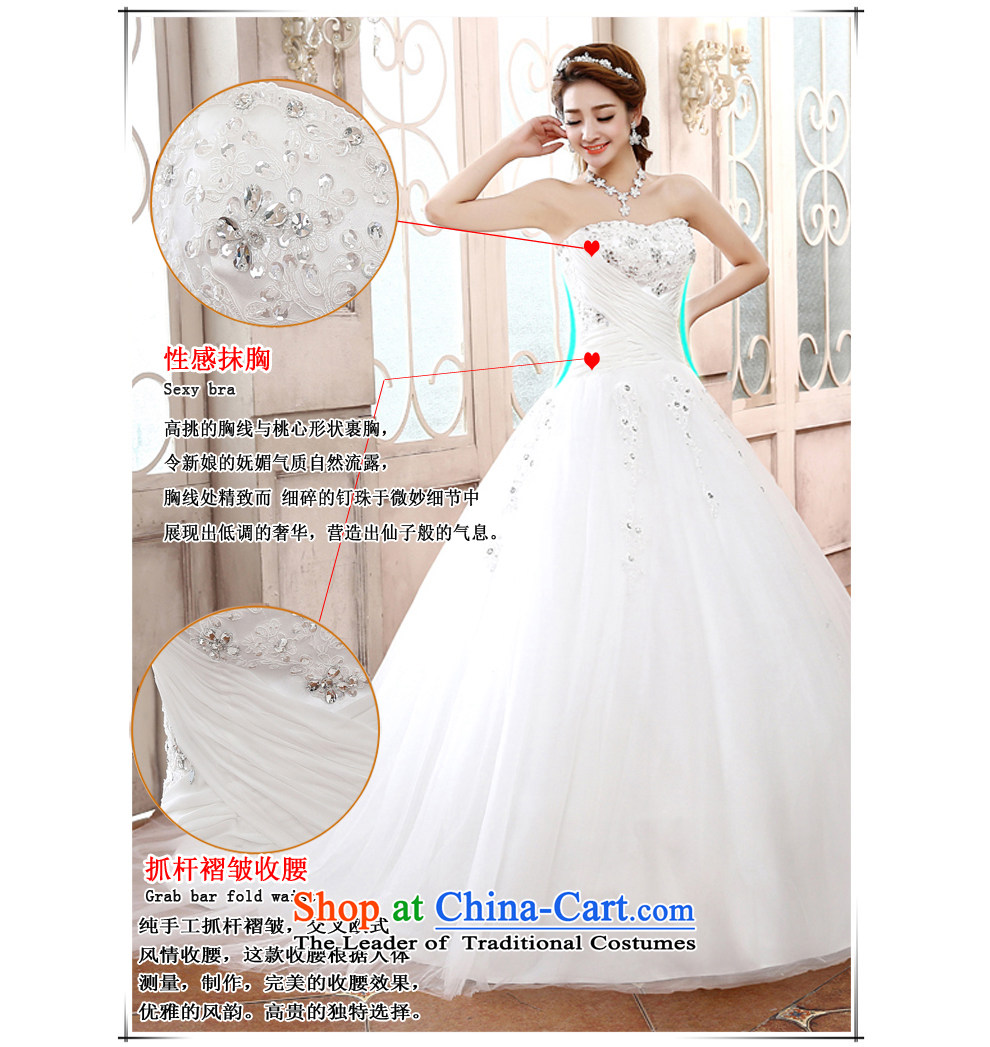 The beautiful new bride yarn 2015 anointed chest tail marriage wedding Hand-stitched chic simplicity with Sau San lace wedding dress H811 white can customize pictures, prices, brand platters! The elections are supplied in the national character of distribution, so action, buy now enjoy more preferential! As soon as possible.