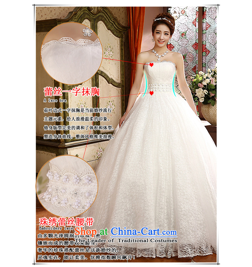 The beauty of the new 2015 wiping the chest to bride wedding stylish and elegant beauty lace tie A swing bon bon skirt sweet wedding H805 white S picture, prices, brand platters! The elections are supplied in the national character of distribution, so action, buy now enjoy more preferential! As soon as possible.