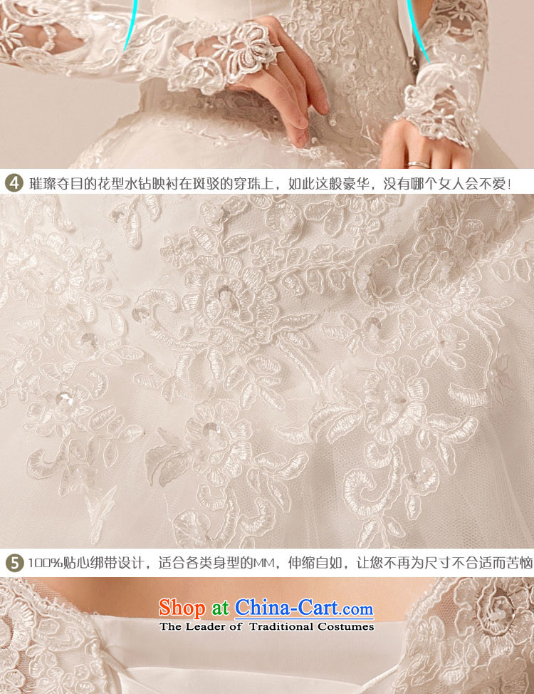The first white wedding dresses into about the spring and summer of 2015, a new field shoulder lace tail to align the stylish straps wedding white tailored customer service contact pictures, prices, brand platters! The elections are supplied in the national character of distribution, so action, buy now enjoy more preferential! As soon as possible.