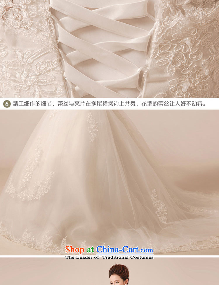 The first white wedding dresses into about the spring and summer of 2015, a new field shoulder lace tail to align the stylish straps wedding white tailored customer service contact pictures, prices, brand platters! The elections are supplied in the national character of distribution, so action, buy now enjoy more preferential! As soon as possible.