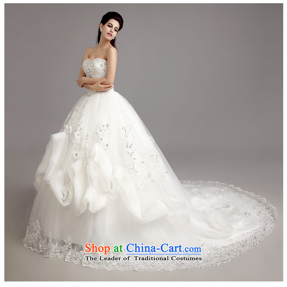 The beauty of the new 2015 anointed chest tail wedding western luxury diamond large tail Korean straps and classy bride wedding Sau San Factory Outlet white can customize pictures, prices, brand platters! The elections are supplied in the national character of distribution, so action, buy now enjoy more preferential! As soon as possible.
