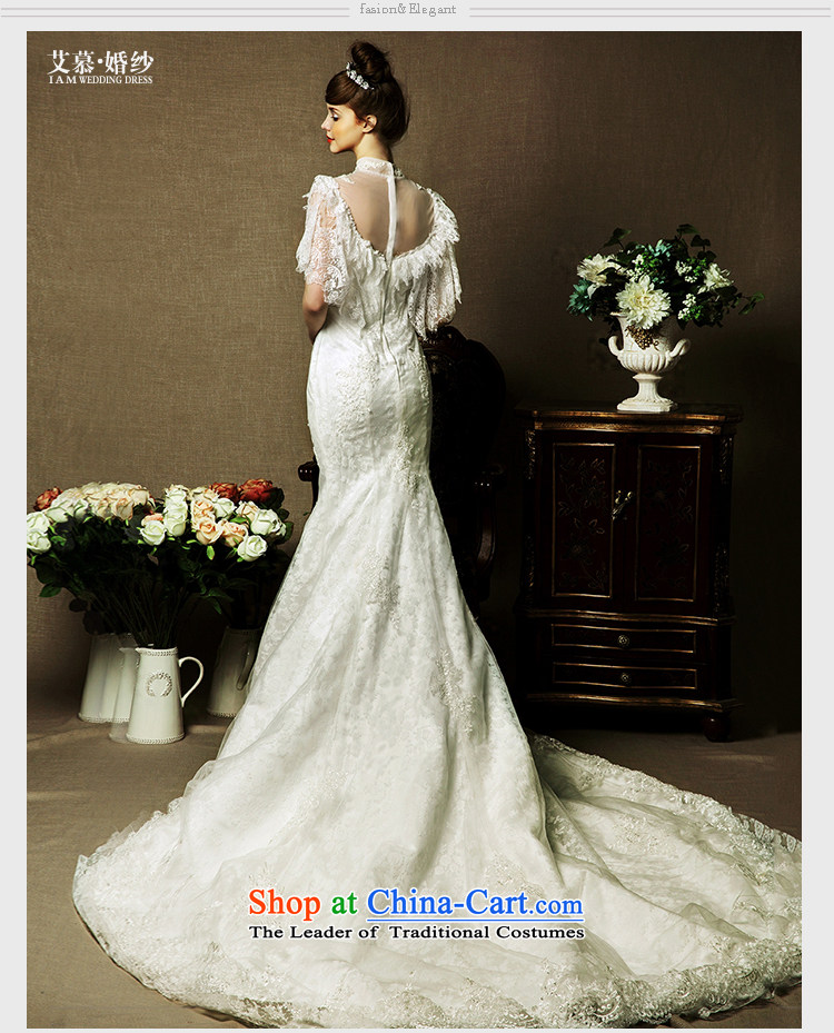 The wedding dresses HIV 2015 NEW MANCHESTER Tung lace collar crowsfoot long tail wedding ivory M picture, prices, brand platters! The elections are supplied in the national character of distribution, so action, buy now enjoy more preferential! As soon as possible.