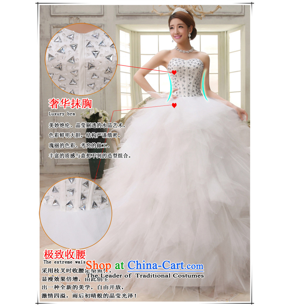 The beauty of the new 2015 anointed chest stylish marriages wedding tail diamond wedding temperament Ladies Floor, Sau San tie factory outlet White XL Photo, prices, brand platters! The elections are supplied in the national character of distribution, so action, buy now enjoy more preferential! As soon as possible.
