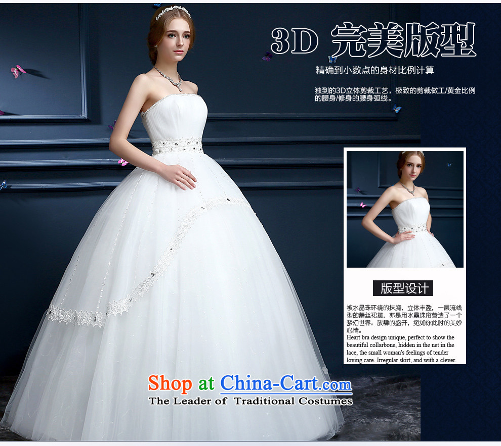 (Heung-lun's wedding dresses as soon as possible the new spring 2015, Korean Won-wiping the chest minimalist bon bon skirt to align the bride wedding pregnant woman can wear a thin white video code S picture, prices, brand platters! The elections are supplied in the national character of distribution, so action, buy now enjoy more preferential! As soon as possible.