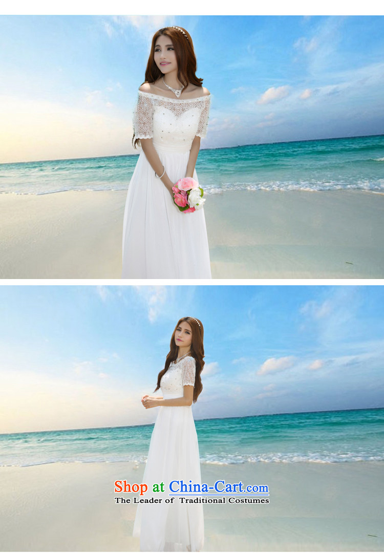 The fragrance of Korea 2015 Color Maldives beach skirt wedding dresses nail-ju diamond long skirt 8016 White S picture, prices, brand platters! The elections are supplied in the national character of distribution, so action, buy now enjoy more preferential! As soon as possible.