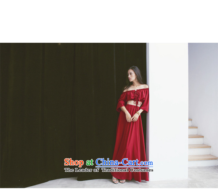 The fragrance of the Word 2015 color for your shoulders with a leak of the Umbilical Top Loin of travel wedding Bohemia Beach Resort long skirt 8138 skirt red S picture, prices, brand platters! The elections are supplied in the national character of distribution, so action, buy now enjoy more preferential! As soon as possible.