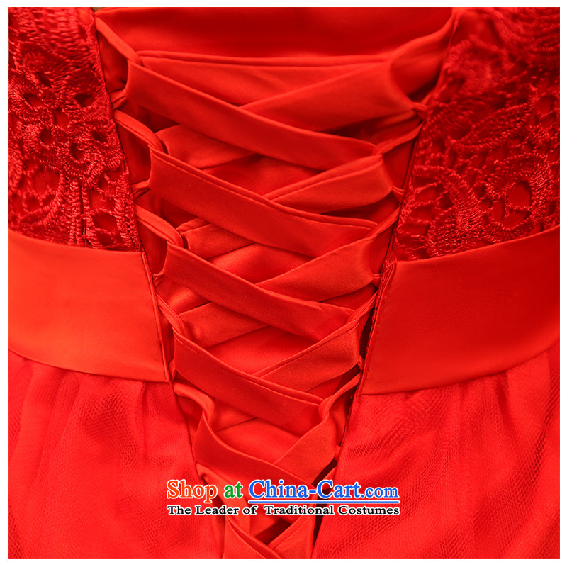 The beautiful yarn and chest short grows red lace short skirt tie bows service     Korean floor 2015 new products factory outlet short skirts , the beautiful red yarn (nameilisha) , , , shopping on the Internet
