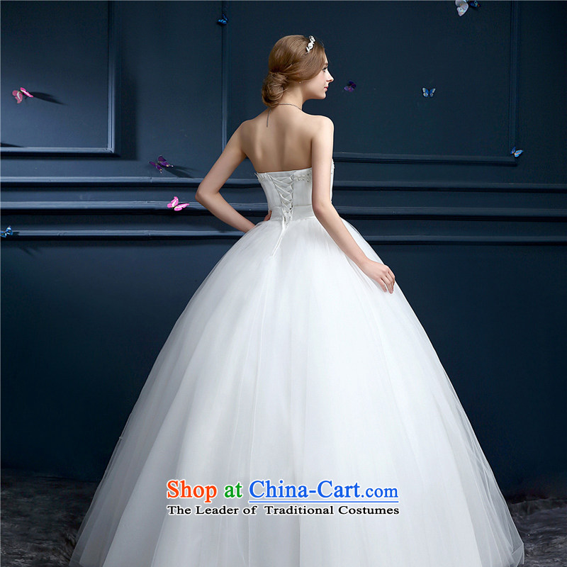 The Champs Elysees, Karen wedding dresses 2015 new marriages and chest straps long white) to align the large number of Sau San Wedding Korean style spring and summer scent Chou's White M , , , shopping on the Internet