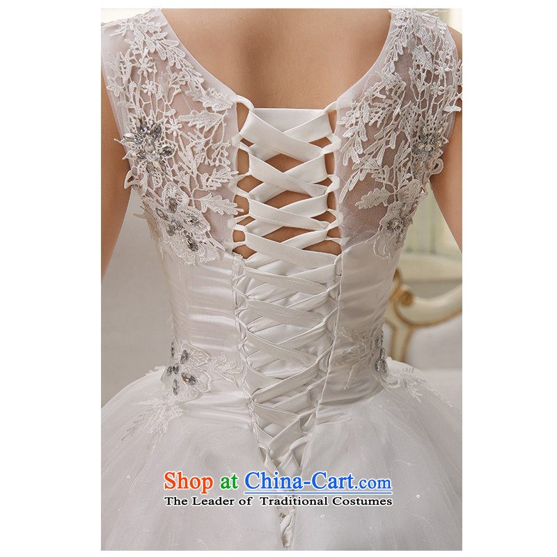 The beauty of the Summer 2015 new shoulders a field to align the shoulder sleeveless wedding Sau San simplicity with Princess Bride photo building photography wedding dresses White XL, the beautiful yarn (nameilisha) , , , shopping on the Internet