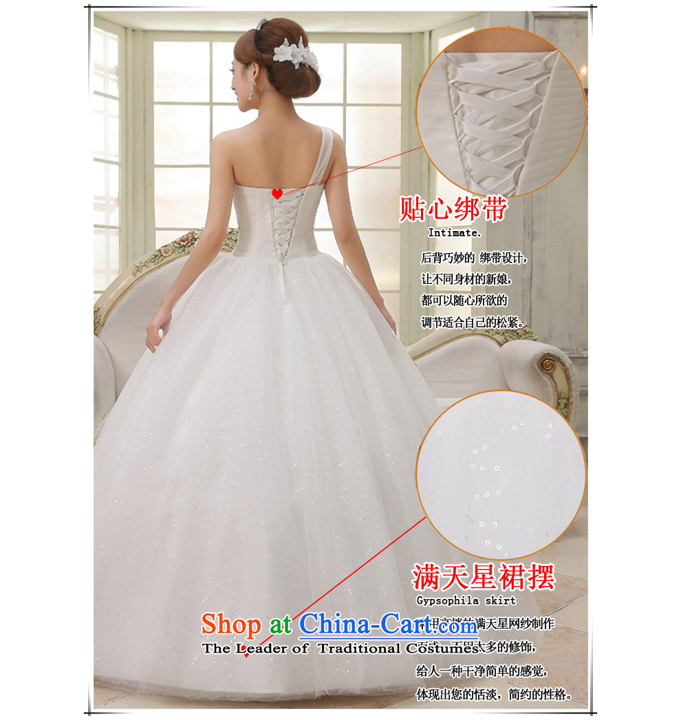 The beauty of the new 2015 shoulder to align the wedding Korean style with video appeared to Sau San minimalist wedding dresses Princess floor factory outlet white S picture, prices, brand platters! The elections are supplied in the national character of distribution, so action, buy now enjoy more preferential! As soon as possible.