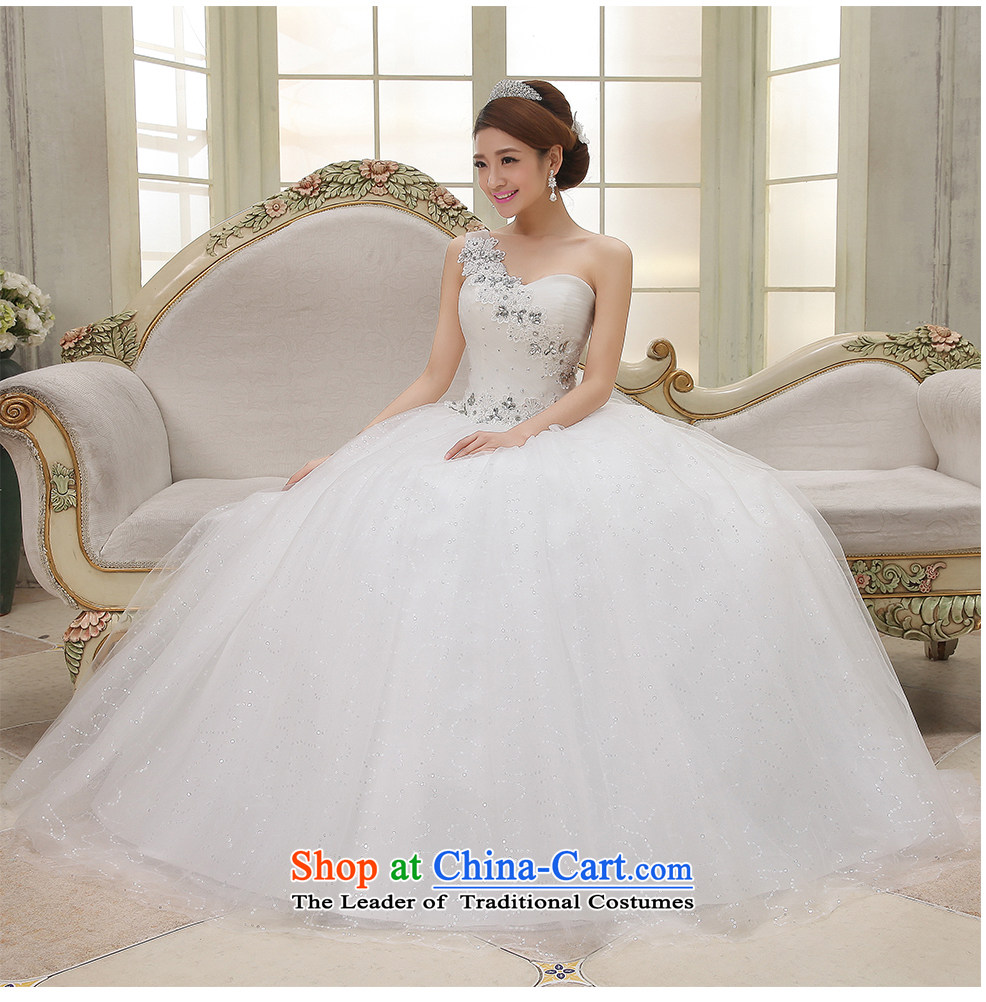 The beauty of the new 2015 shoulder to align the wedding Korean style with video appeared to Sau San minimalist wedding dresses Princess floor factory outlet white S picture, prices, brand platters! The elections are supplied in the national character of distribution, so action, buy now enjoy more preferential! As soon as possible.
