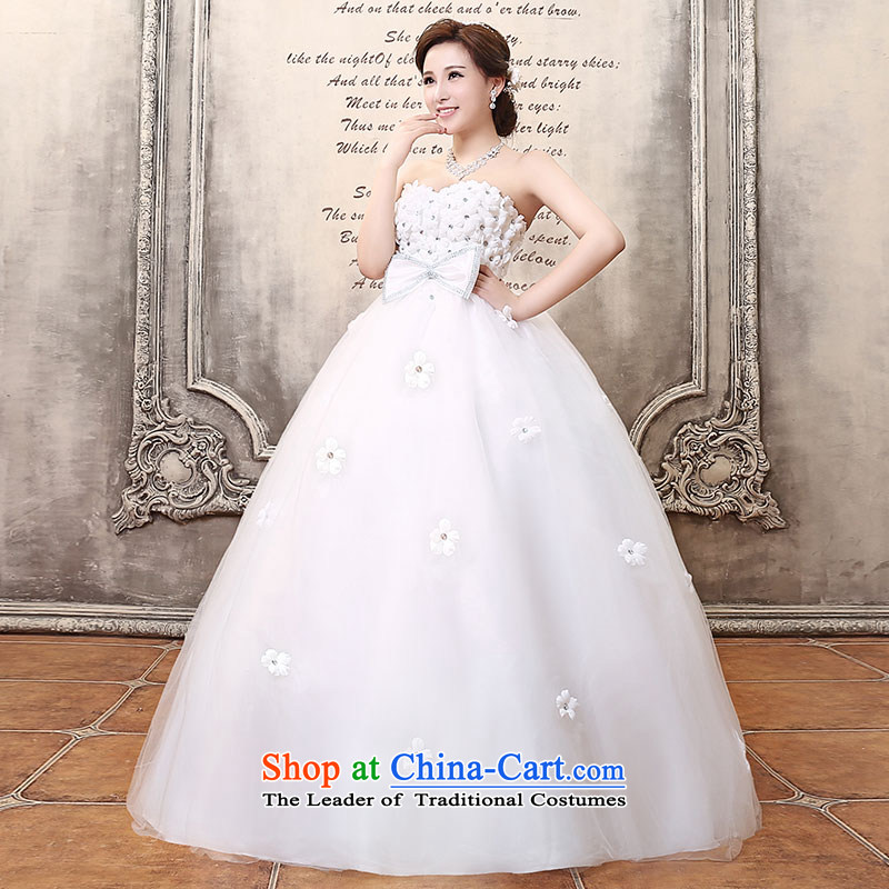 Millennium bride 2015 new xl pregnant women high waist wedding dresses larger thick mm thin wedding integrated graphics with white XXL, H113 Sau San Millennium bride shopping on the Internet has been pressed.