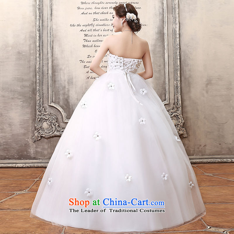 Millennium bride 2015 new xl pregnant women high waist wedding dresses larger thick mm thin wedding integrated graphics with white XXL, H113 Sau San Millennium bride shopping on the Internet has been pressed.