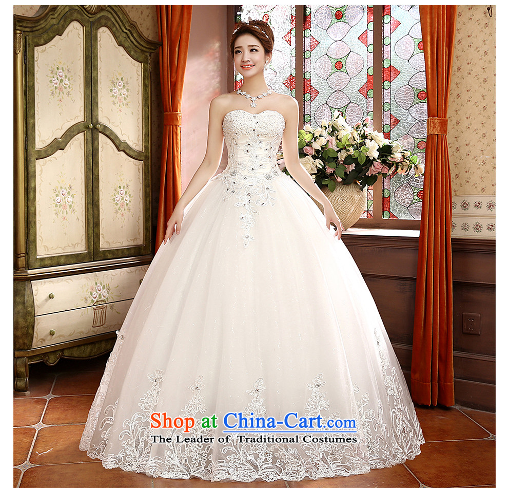 The beautiful yarn and chest with a stylish wedding Korean style with video thin Sau San minimalist lace large 2015 new direct wedding dresses made White M Spot Image, prices, brand platters! The elections are supplied in the national character of distribution, so action, buy now enjoy more preferential! As soon as possible.