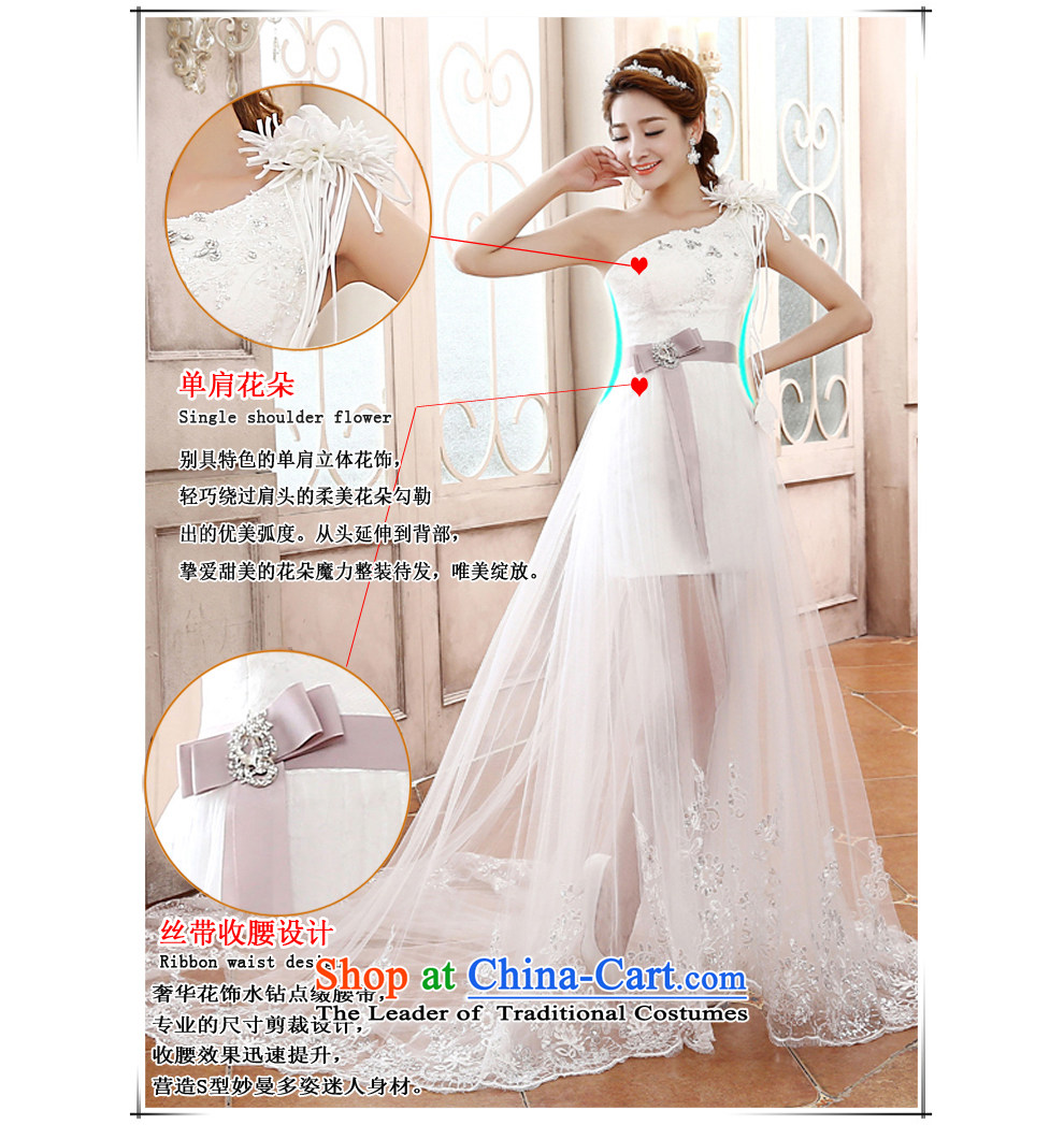 The beautiful yarn shoulder small trailing wedding lace front stub long after fluoroscopy trendy straps code graphics thin bride wedding dresses 2015 new factory outlet white L picture, prices, brand platters! The elections are supplied in the national character of distribution, so action, buy now enjoy more preferential! As soon as possible.