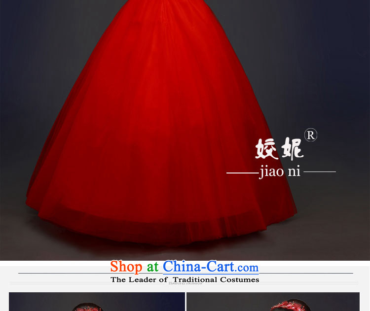 Each original Connie red wedding dresses New Spring Summer 2015 Korean word in the cuff to align the shoulder bridal lace manually set out of the Pearl River Delta Sau San tail one meter tail XL Photo, prices, brand platters! The elections are supplied in the national character of distribution, so action, buy now enjoy more preferential! As soon as possible.