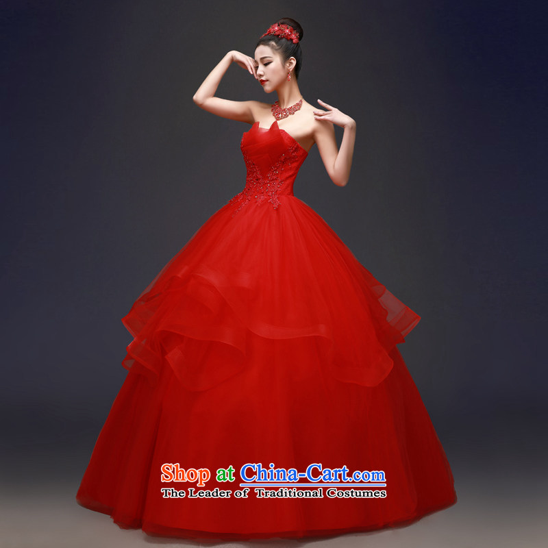 Each Connie red wedding dresses 2015 Spring/Summer anointed chest Korean Foutune of graphics to align the thin minimalist marriages bon bon skirt Fashion girl new summer to align the red red ballet S, every JIAONI stephanie () , , , shopping on the Intern