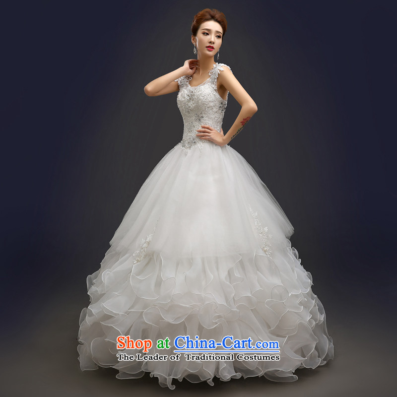 The shoulders, wedding dresses bon bon skirt Summer 2015 new spring lace to align the upscale video thin strap luxury big V-neck strap with shoulder Jane agreed system of wedding white tailored does not allow for seven days, every JIAONI stephanie () , ,