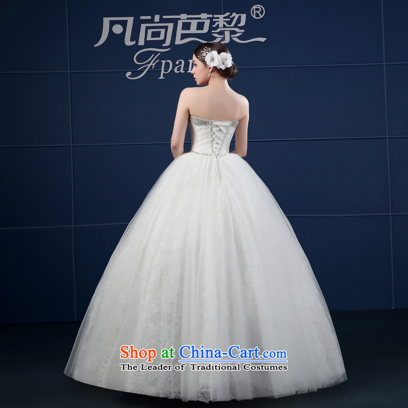 Wedding dresses 2015 Spring New Korean version of large numbers of the funds from the chest and bride custom vera wang Xia white XXL, wedding where hip lai (FSUNPARES yet) , , , shopping on the Internet