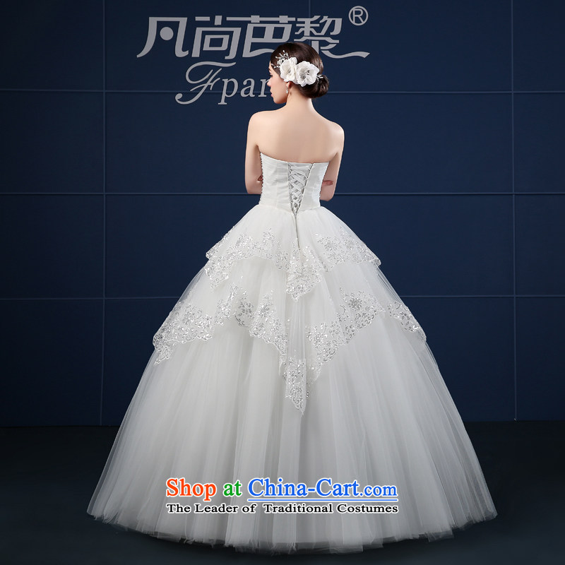 Wedding dress 2015 new spring and summer Korean large drill Sau San chest anointed thin video of the funds from the bride wedding summer White M where hip lai (FSUNPARES yet) , , , shopping on the Internet