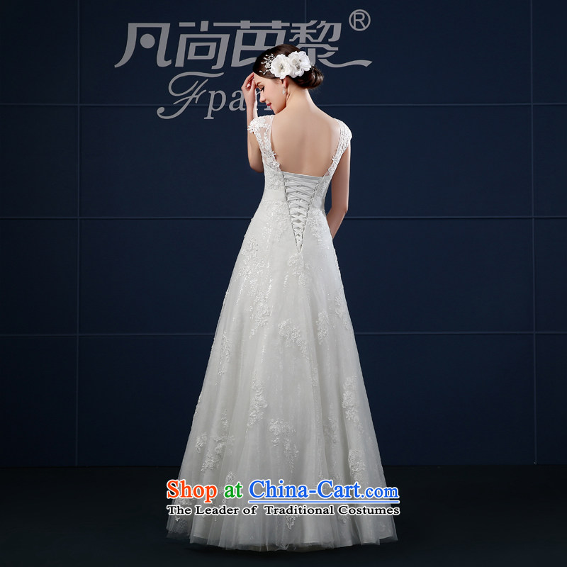 Wedding dress 2015 Spring/Summer a new stylish Korean field shoulder to align graphics thin large Sau San bride wedding summer white S, where there is Barbara Lai (FSUNPARES) , , , shopping on the Internet