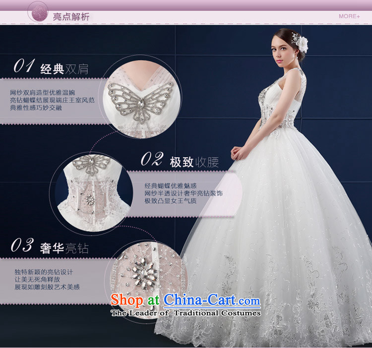 The shoulders, wedding dresses in spring and summer 2015 new Korean version of large code simple customization to align the Sau San bride wedding summer pictures, price White XL, brand platters! The elections are supplied in the national character of distribution, so action, buy now enjoy more preferential! As soon as possible.