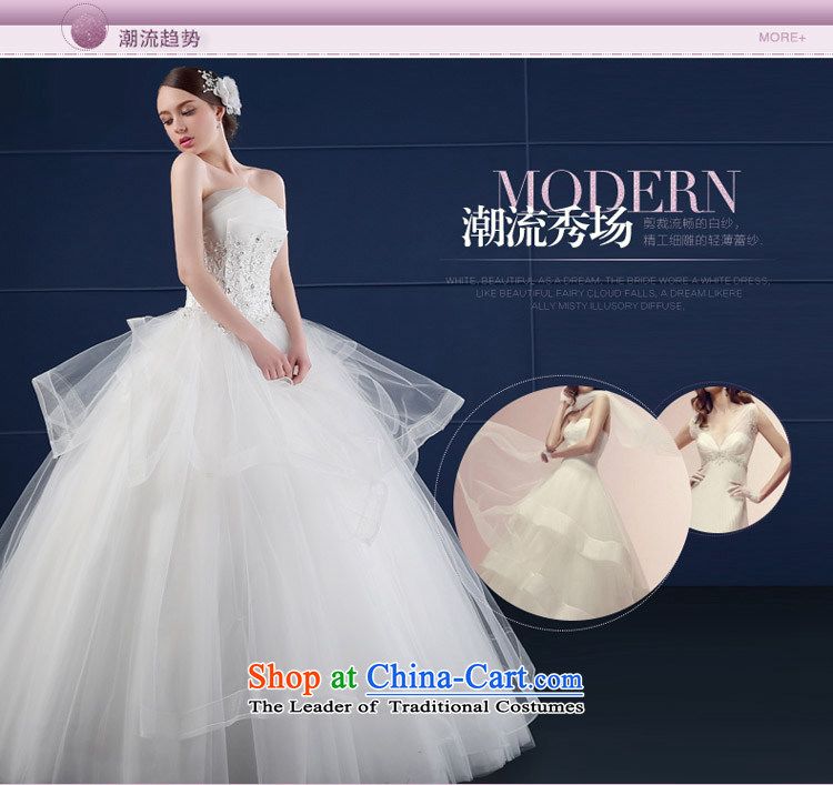 Wedding dress in spring and summer 2015 new Korean version of large numbers of Sau San Sau San video thin lace back bride wedding summer White M picture, prices, brand platters! The elections are supplied in the national character of distribution, so action, buy now enjoy more preferential! As soon as possible.