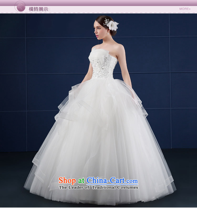 Wedding dress in spring and summer 2015 new Korean version of large numbers of Sau San Sau San video thin lace back bride wedding summer White M picture, prices, brand platters! The elections are supplied in the national character of distribution, so action, buy now enjoy more preferential! As soon as possible.