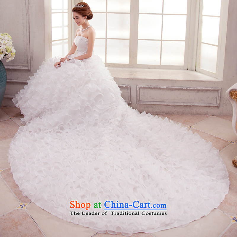 Each Connie white streak Wedding 2015 spring wiping the chest stylish lace graphics slender tail wedding marriages hunsha summer white tailored does not allow for seven days, every JIAONI stephanie () , , , shopping on the Internet