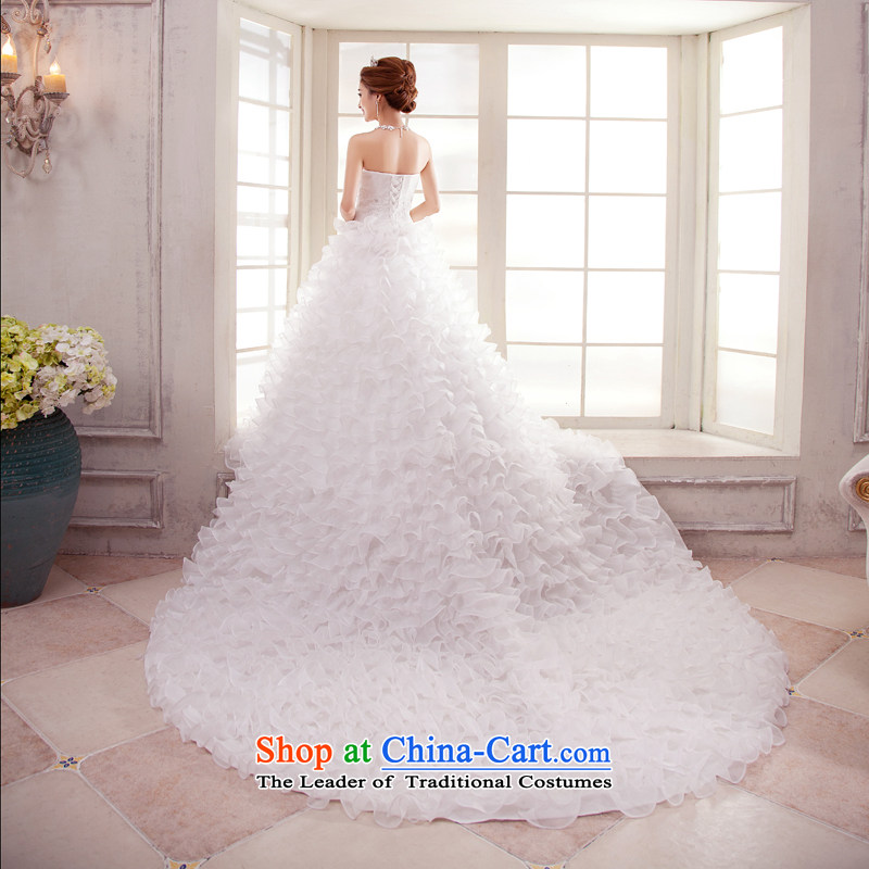 Each Connie white streak Wedding 2015 spring wiping the chest stylish lace graphics slender tail wedding marriages hunsha summer white tailored does not allow for seven days, every JIAONI stephanie () , , , shopping on the Internet