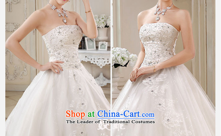 The bride wedding dresses tail) New 2015 Korean style spring wiping the chest code graphics thin lace manually set the drill  JNHS0013 white streak S picture, prices, brand platters! The elections are supplied in the national character of distribution, so action, buy now enjoy more preferential! As soon as possible.