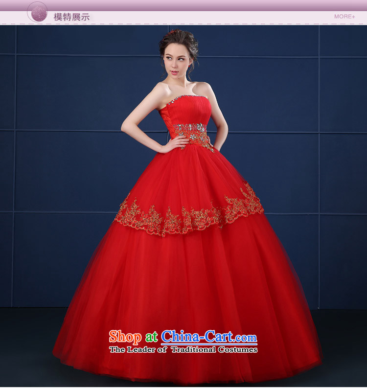 Red wedding dresses new spring 2015 Summer Wedding brides pregnant women for larger wiping the chest straps to align the Korean Bridal Suite White S picture, prices, brand platters! The elections are supplied in the national character of distribution, so action, buy now enjoy more preferential! As soon as possible.