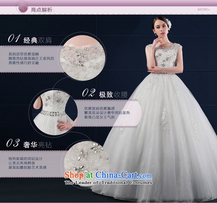 Where Is Barbara Lai wedding dresses 2015 new spring and summer Korean large dual shoulder bride wedding summer word Shoulder Drill White XXL picture, prices, brand platters! The elections are supplied in the national character of distribution, so action, buy now enjoy more preferential! As soon as possible.