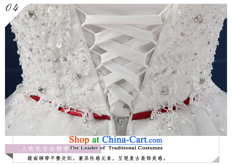 Wedding dress 2015 new spring and summer Korea version of large numbers of the funds from the chest and lace drill bride wedding summer Sau San white S picture, prices, brand platters! The elections are supplied in the national character of distribution, so action, buy now enjoy more preferential! As soon as possible.