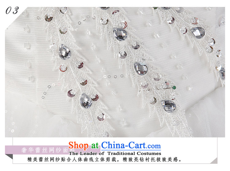 Where Is Barbara Lai wedding dresses 2015 new spring and summer Korean large drill chest to Sau San anointed bride wedding summer pictures, price White XL, brand platters! The elections are supplied in the national character of distribution, so action, buy now enjoy more preferential! As soon as possible.