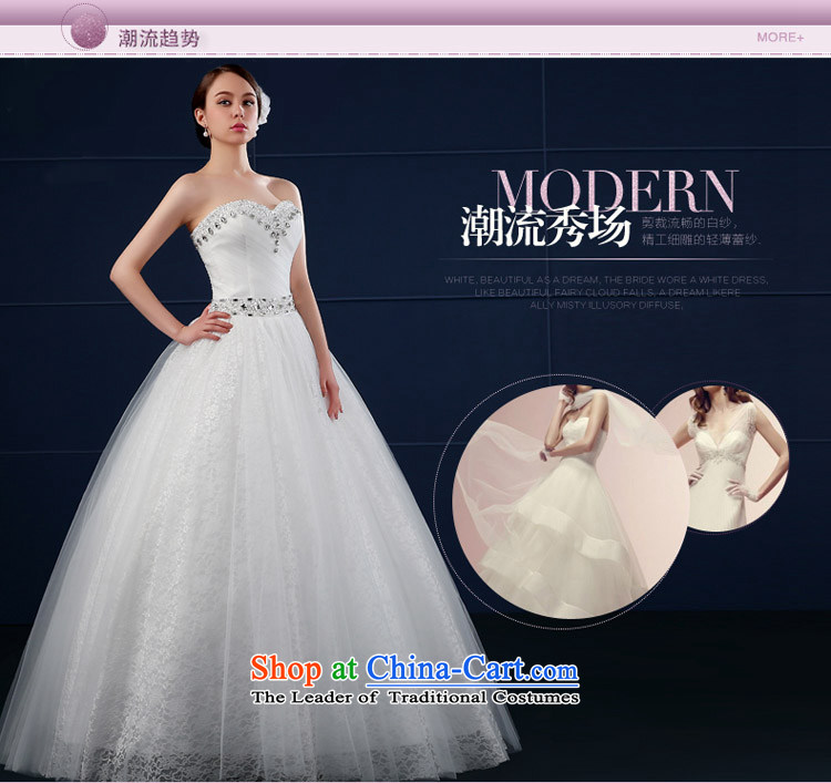 Wedding dress 2015 new spring and summer Korean large Drill Simple Sau San anointed chest of the funds from the bride wedding pictures, Mr Ronald White XL price, brand platters! The elections are supplied in the national character of distribution, so action, buy now enjoy more preferential! As soon as possible.